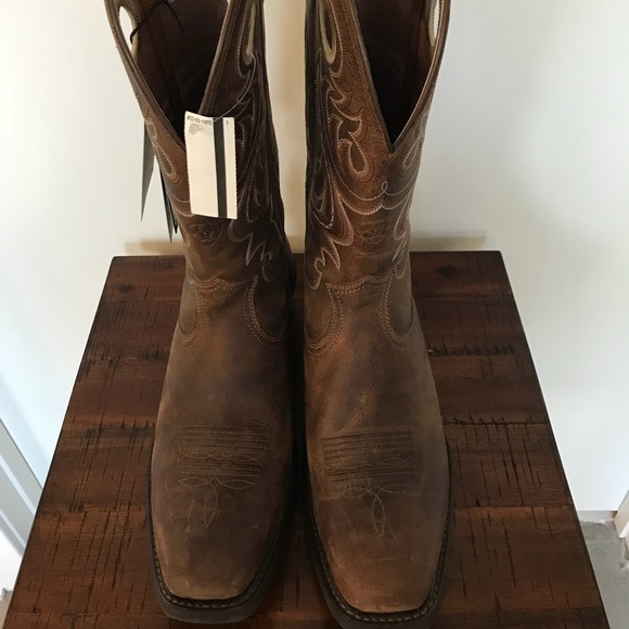 Men's Ariat Sport Square Toe Western Boot - Picture 4 of 7